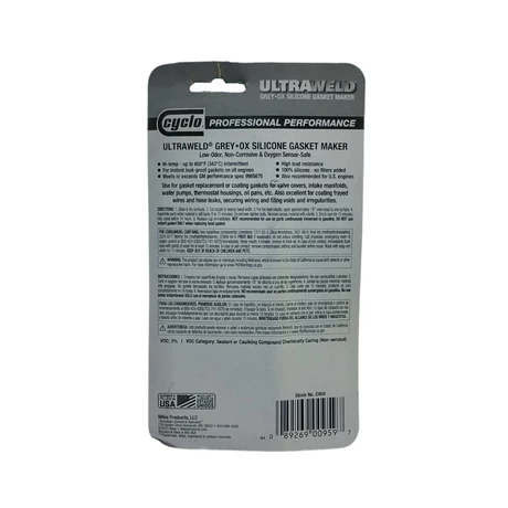 SILICONA ALTA TEMPERATURA RTV GRIS 99G CYCLO - vista alternativa