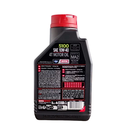 ACEITE MOTUL 10W40 SEMISINTETICO 4T / 1L - vista alternativa