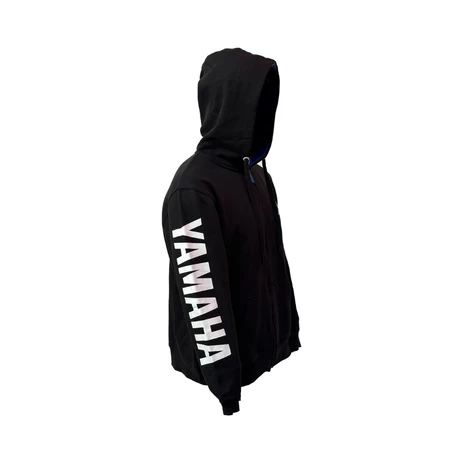 POLERON YAMAHA ESTAMPADO FULL ZIPPER NEGRO - vista alternativa