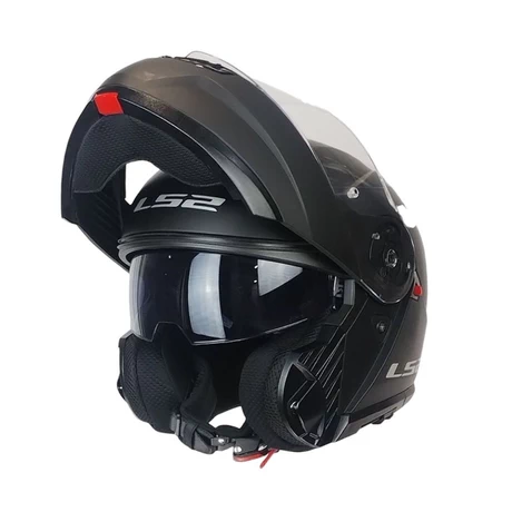 CASCO LS2 FF908 STROBE II SOLID NEGRO MATTE  - vista alternativa