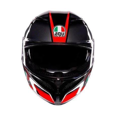 AGV K3 STRIGA NEGRO/GRIS/ROJO - vista alternativa