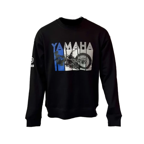 POLERON YAMAHA ESTAMPADO BASICO NEGRO