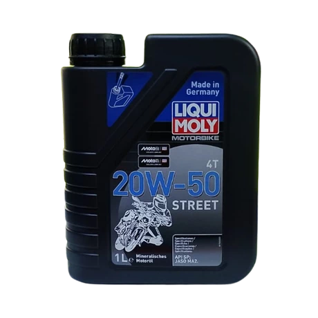 ACEITE LIQUIMOLY 20W50 SEMISINTETICO STREET 4T / 1L