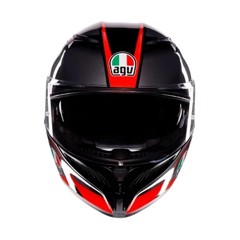 AGV K3 STRIGA NEGRO/GRIS/ROJO - vista alternativa