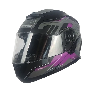 CASCO GHB 160 STRAITS NEGRO ROSA MATTE 
