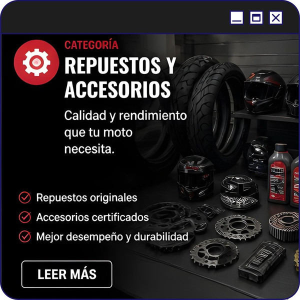 Repuestos y accesorios para motocicletas | Guía completa para elegir correctamente