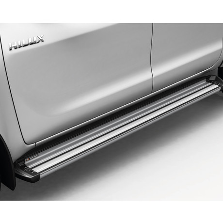 Pisaderas aluminio K1 plata Toyota Hilux 2016-2022