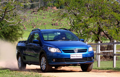 Barra antivuelco negra volkswagen saveiro 2010/2023 - cabina simple