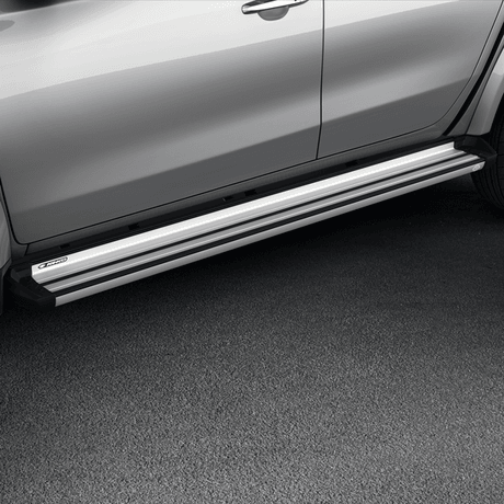 Pisaderas aluminio K1 plata Ford Ranger 2013-2022