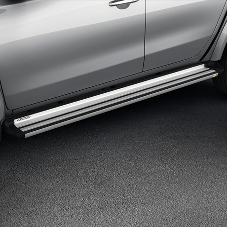 Pisaderas aluminio K1 plata Vokswagen Amarok 2010-2022