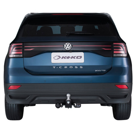 Enganche de remolque K2 Volkswagen T-Cross 2021 en adelante - hembra del enganche rectangular