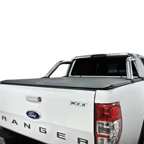 Lona maritima negra Ford Ranger XLT doble cabina 2013/2021 con barra