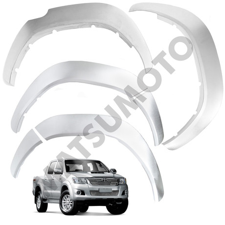 Kit Extensiones De Tapa Barro Versión Plata con relieve/textura Toyota	Hilux Revo	2016-2020