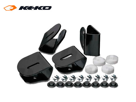 Kit universal para instalacion de barra antivuelco con capota rigida retractil