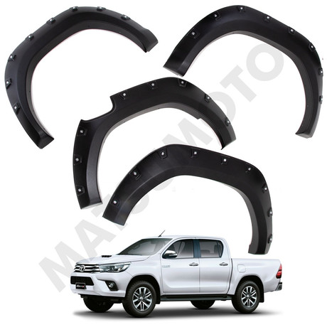 Kit Extensiones De Tapa Barro Versión Offroad Toyota	Hilux Revo	2016-2020