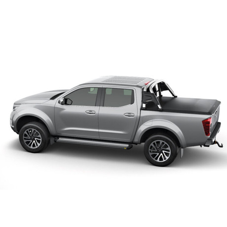 Pisaderas aluminio K1 plata Nissan NP300 2016-2020