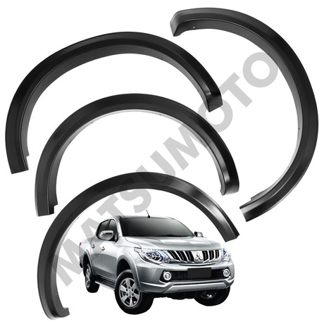 Kit Extensiones De Tapa Barro Slim Fender Mitsubishi	L200	2016-2018