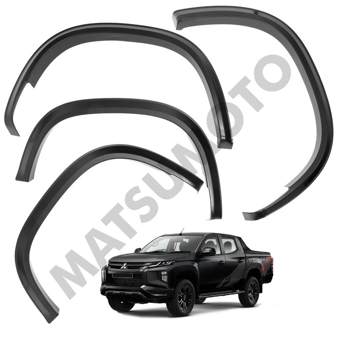 Kit Extensiones De Tapa Barro Slim Fender Mitsubishi	L200	2019-2021 - [KQD-7207] Kit Extensiones De Tapa Barro Slim Fender Mitsubishi L200 (2019-2021).jpeg