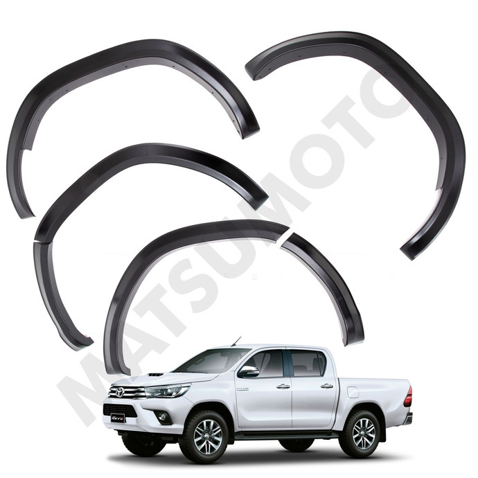 Kit Extensiones De Tapa Barro Slim Fender Toyota	Hilux Revo	2016-2020 - [KQD-7208] Kit Extensiones De Tapa Barro Slim Fender Toyota Hilux Revo SR (2016-2020).jpeg