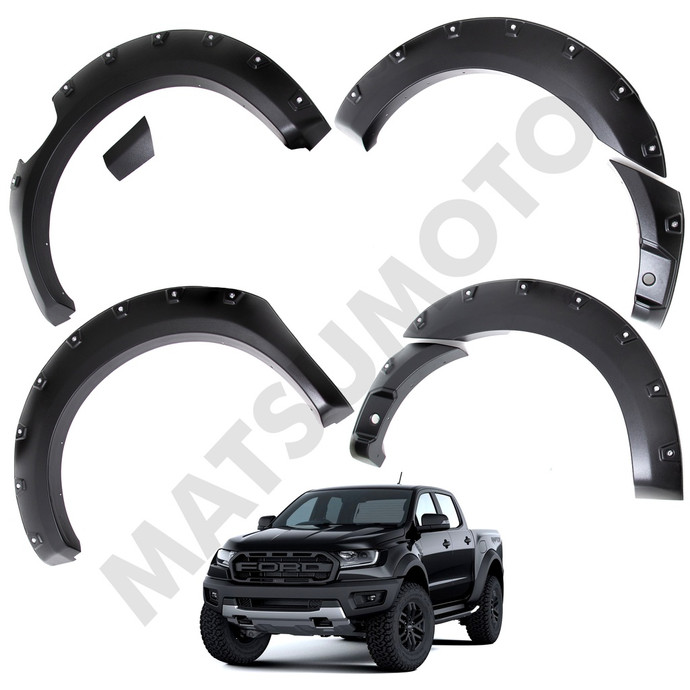 Kit Extensiones De Tapa Barro Versión Offroad Ford	Ranger	2019-2021 - [KQD-7203] Kit Extensiones De Tapa Barro Versión Offroad Ford Ranger (2019-2021).jpeg