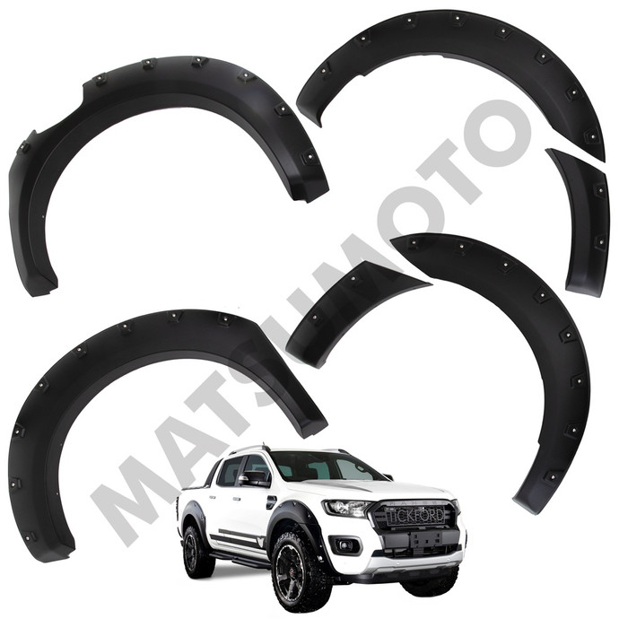 Kit Extensiones De Tapa Barro Versión Offroad Ford	Ranger	2013-2016 - [KQD-7008] Kit Extensiones De Tapa Barro Versión Offroad Ford Ranger (2013-2018).jpeg
