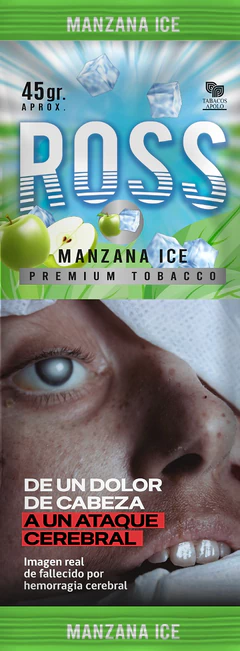 Tabaco Ross Manzana Ice 45gr