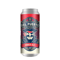 Cerveza del Puerto Amber Ale Lata 473cc