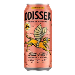 CERVEZA ODISSEA PINK  470cc 4.5g