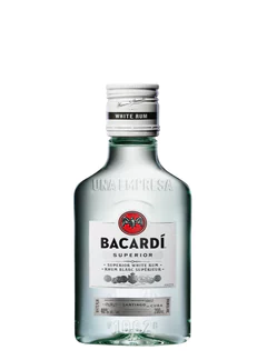 Petaca Ron Bacardi Carta Blanca 200Cc. 40G