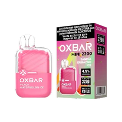 Vaporizador Oxbar Mini 2.200 Sandia-Durazno Ice