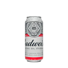 Cerveza Budweiser lata 473 CC