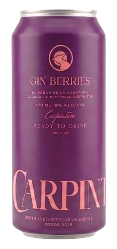 GIN CARPINTERO BERRIES  LATA 473cc8g