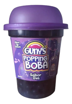 BEB. GUNYS POPPING BOBA UVA MORADA 350cc