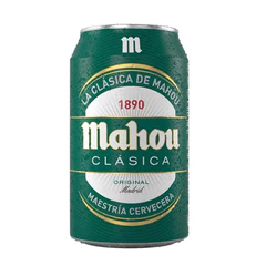 Cerveza Mahou Clasica Lata 330Cc. 4.8 G