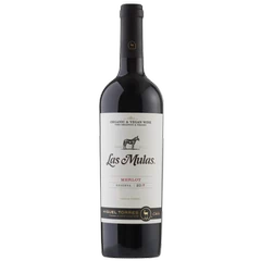 BOT.VINO LAS MULAS MERLOT 750cc 13,5g