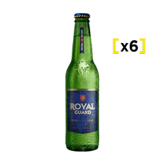 Cerveza Royal Guard Lager botella 355 CC x6