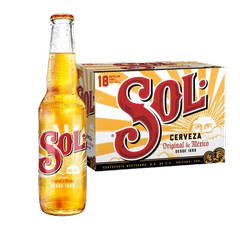 CERVEZA SOL GRANEL 330cc 13g  CAJA  X 18