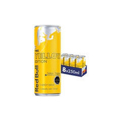 BEB.RED BULL YELLOW  250cc LATA X 8 UD