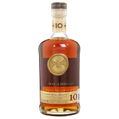Ron Bacardi 10 Años 750Cc 40G