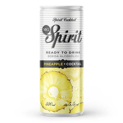 Coctel Lata Mg Spirit Pineapple  330Cc 5.5Gr