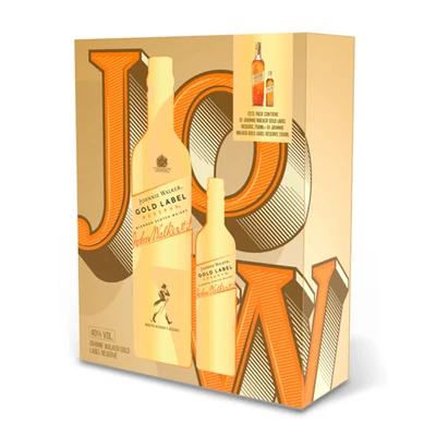 Pack Johnnie Gold 750Cc40G+ Petaca J.Gold 200Cc