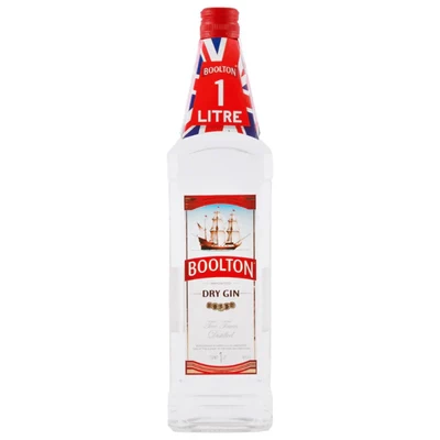 Gin Boolton Dry Gin 1000Cc 40G