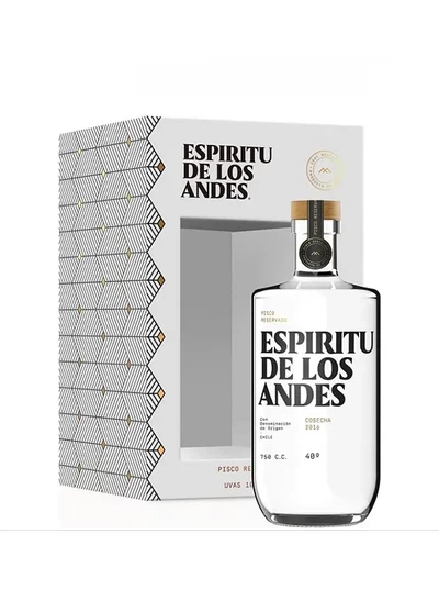 Pisco Espiritu de los Andes Botella 750cc