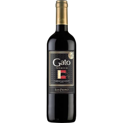 Vino Gato Premium Cabernet Sauv 700Cc. 13,5G