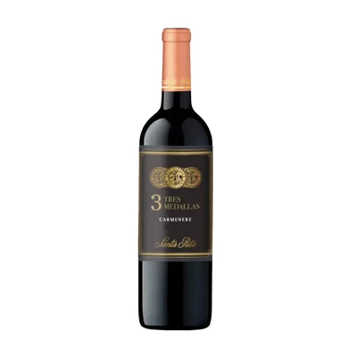 Vino Tres Medallas Carmenere 700Cc. 14G