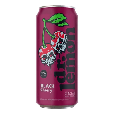 Dr. Lemon Black Cherry Lata 473Cc 5Gr