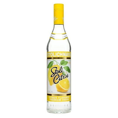 Vodka Stolichnaya Lemon 750Cc 40G