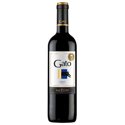 Vino Gato Merlot 700Cc