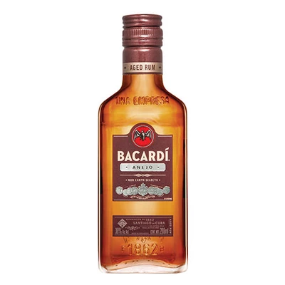 Petaca Ron Bacardi Anejo 200Cc. 38G