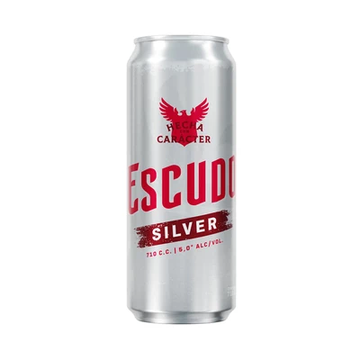 Cerveza Escudo Silver Laton 710Cc 5Gr